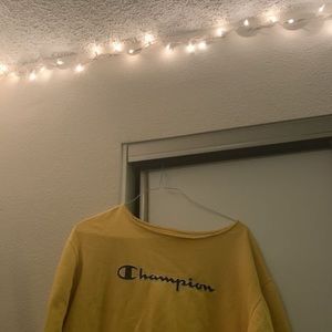 Yellow Champion Crewneck